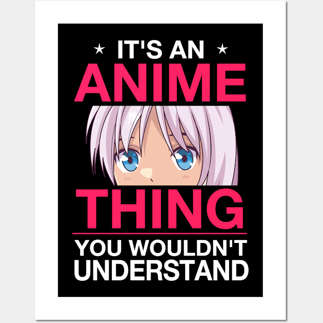 Anime Manga Cosplay Comic Kawaii Otaku Geek Gift Wall Art by Tee__Dot